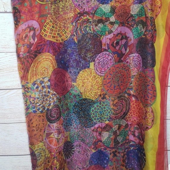 Fortune Teller Boho scarf shawl - Picture 3 of 4